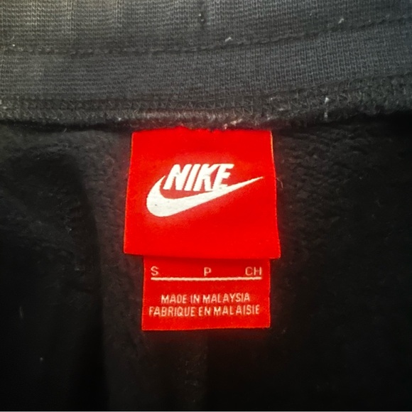 Nike Swoosh Logo Embroidered Joggers Sweatpants Faded Black Size Small‎ - Picture 2 of 6